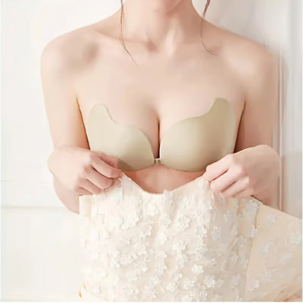 🌷Sutiã Invisible Diva — Sem Alças, Sem Costas e com Efeito Push-up